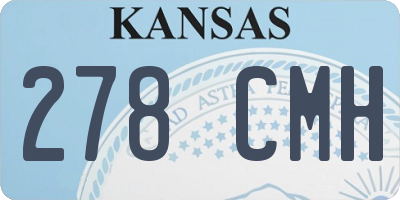 KS license plate 278CMH