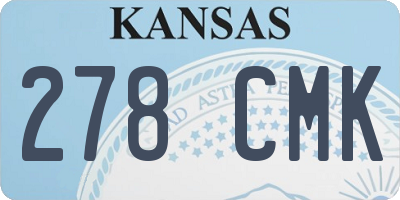 KS license plate 278CMK