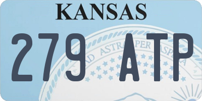 KS license plate 279ATP