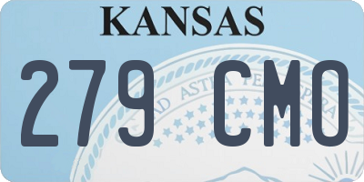 KS license plate 279CMO
