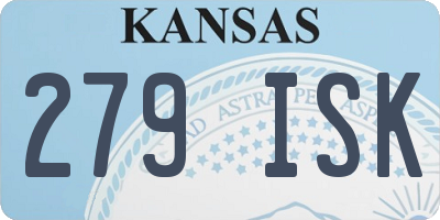 KS license plate 279ISK