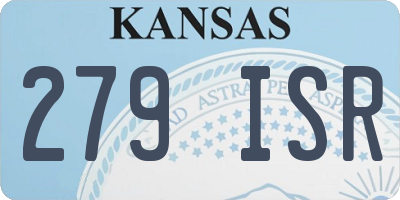 KS license plate 279ISR