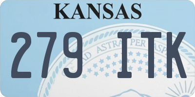 KS license plate 279ITK
