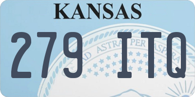 KS license plate 279ITQ