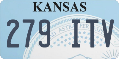 KS license plate 279ITV