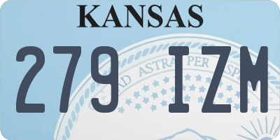 KS license plate 279IZM