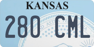 KS license plate 280CML