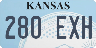 KS license plate 280EXH