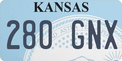 KS license plate 280GNX