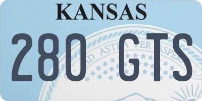 KS license plate 280GTS