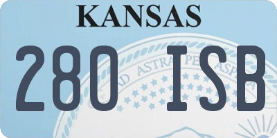 KS license plate 280ISB