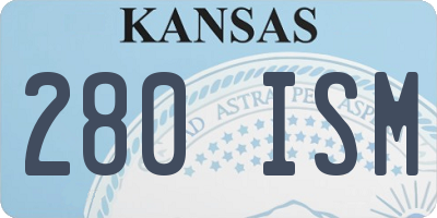 KS license plate 280ISM