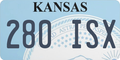 KS license plate 280ISX