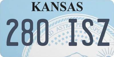 KS license plate 280ISZ