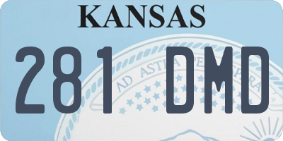 KS license plate 281DMD