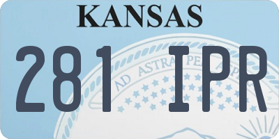 KS license plate 281IPR