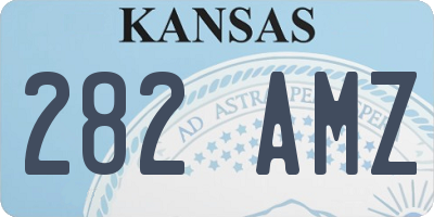KS license plate 282AMZ