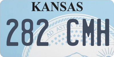 KS license plate 282CMH