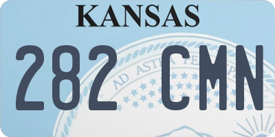 KS license plate 282CMN