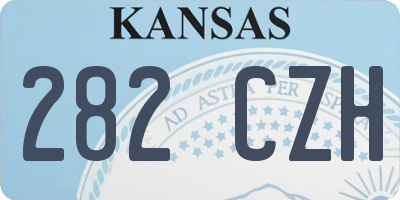 KS license plate 282CZH