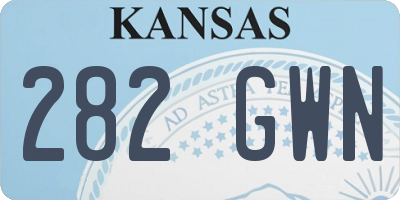 KS license plate 282GWN
