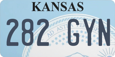 KS license plate 282GYN