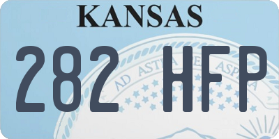 KS license plate 282HFP