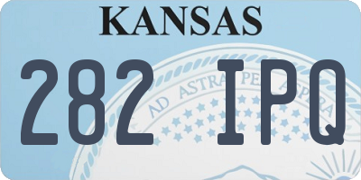 KS license plate 282IPQ