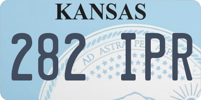 KS license plate 282IPR