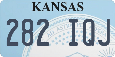 KS license plate 282IQJ