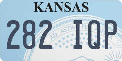 KS license plate 282IQP