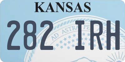 KS license plate 282IRH