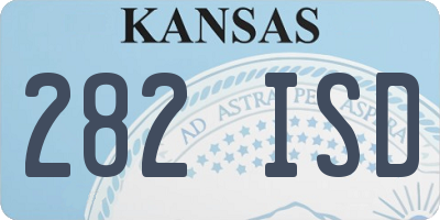 KS license plate 282ISD