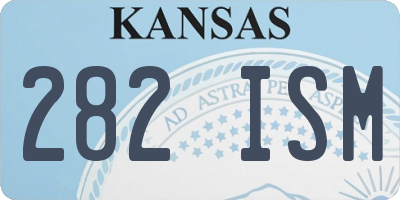 KS license plate 282ISM