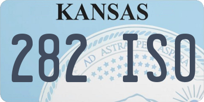 KS license plate 282ISO
