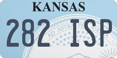KS license plate 282ISP