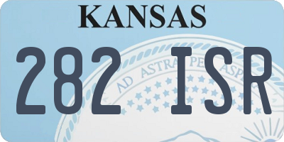 KS license plate 282ISR