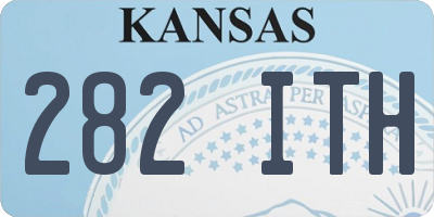 KS license plate 282ITH