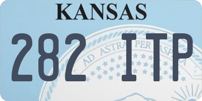 KS license plate 282ITP