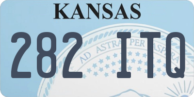 KS license plate 282ITQ