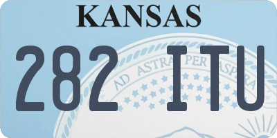 KS license plate 282ITU