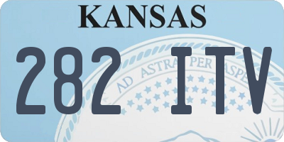 KS license plate 282ITV