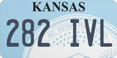 KS license plate 282IVL