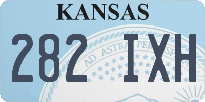 KS license plate 282IXH