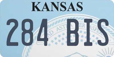 KS license plate 284BIS