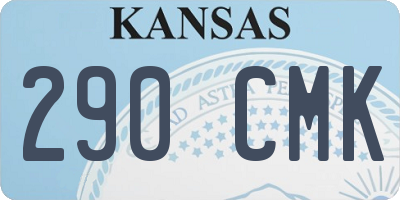 KS license plate 290CMK