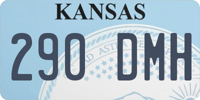 KS license plate 290DMH