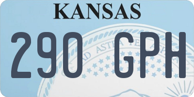KS license plate 290GPH