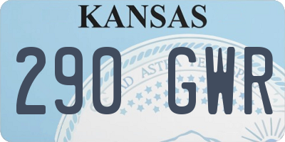 KS license plate 290GWR