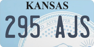 KS license plate 295AJS
